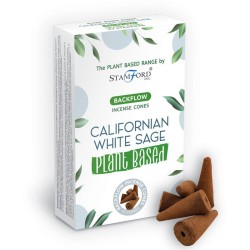 Plant-Based Reflux Incense Cones - California White Sage