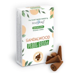 Plant-Based Reflux Incense Cones - Sandalwood