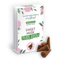 Plant-Based Reflux Incense Cones - Sweet Musk