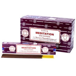 Encens de méditation Satya - Méditation - 1 paquet de 15gr.