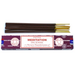 Encens de méditation Satya - Méditation - 1 paquet de 15gr.