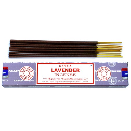 Incienso Satya - Lavanda - 1 cajetilla de 15gr
