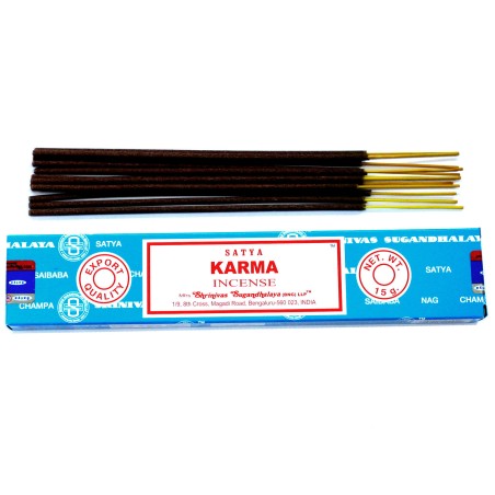 SATYA Incienso Karma - 1 cajetilla de 15 gr.