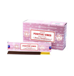 Incienso Satya Vibras positivas - Positive Vibes - 1 cajetilla de 15gr.