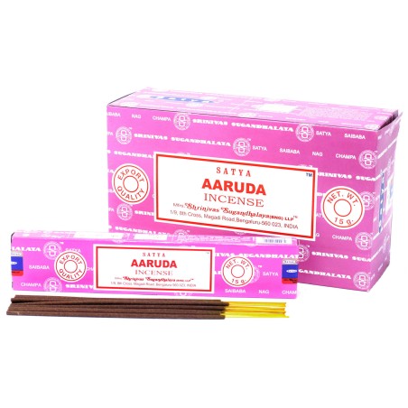 SATYA Incienso de Ruda - Aaruda - Ruda - 1 cajetilla de 15gr.