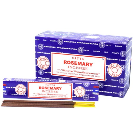 SATYA Incienso de Romero - Rosemary - 1 cajetilla de 15 unidades