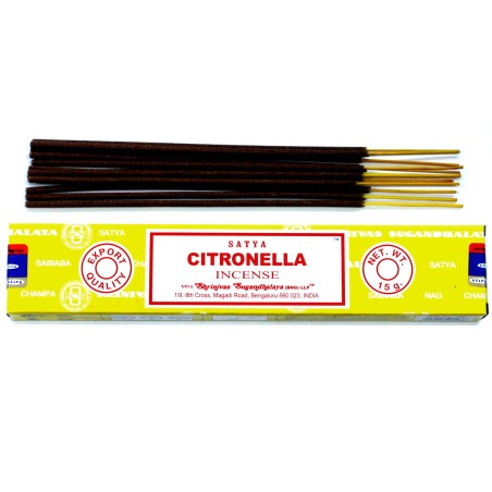 Incienso Citronela - 1 cajetilla de 15gr. - SATYA
