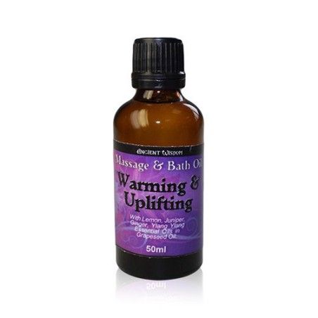 Aceite de Masaje - Cálido y edificante - Limón, Jengibre, Ylang Ylang y Enebro - 50ml  - 3