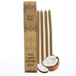 Palo Santo Grands Bâtonnets d’Encens - noix de coco