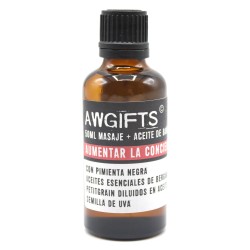 Aceite de Masaje - Conocimiento y Memoria - Pimienta Negra, Bergamota y Petitgrain - 50ml - 1