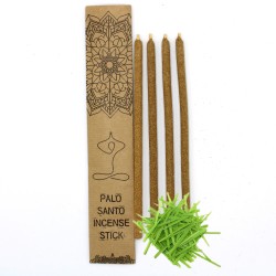 Palo Santo Grands Bâtonnets d’Encens - Graisse de Citron