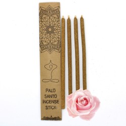 Palo Santo Grands Bâtonnets d’Encens - Roses