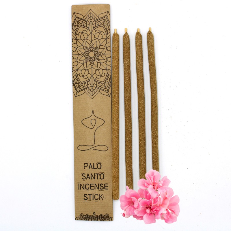 Palo Santo Grands Bâtonnets d’Encens - Fleurs Fraîches-PALO-SANTO-HOSTENATURA