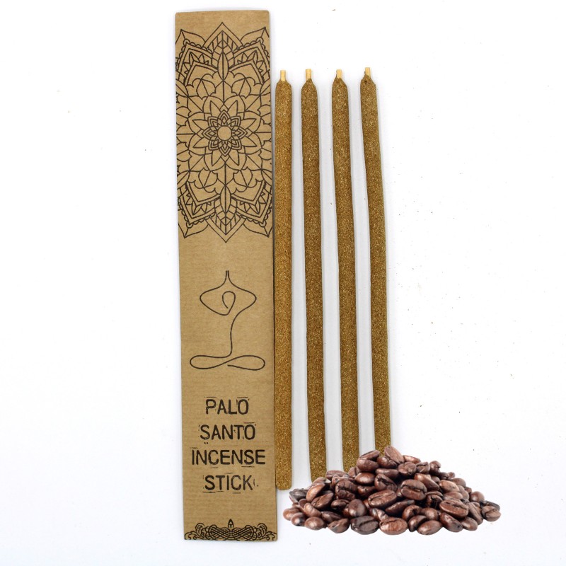 Palo Santo Large Incense Sticks - Coffee-SANTO PALO-HOSTENATURA