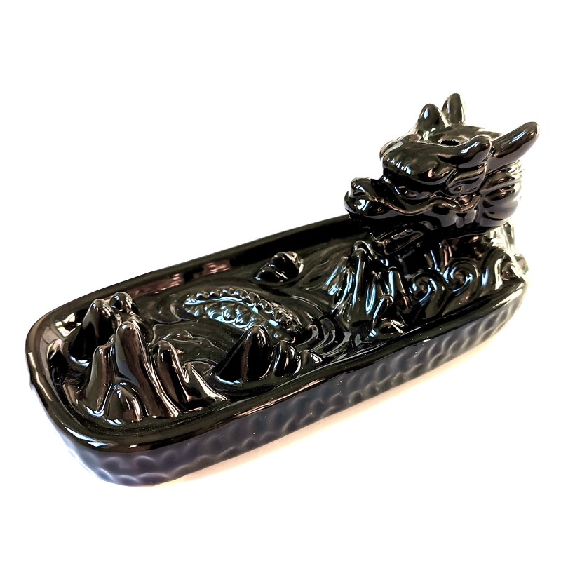 Incense Fountain - Dragon Mountain-REVERSE FLOW INCENSE BURNERS-HOSTENATURA