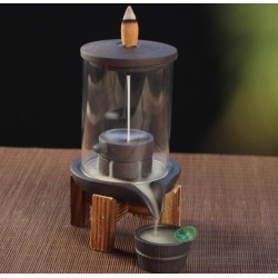 Backflow Incense Burner - Tea House Waterfall