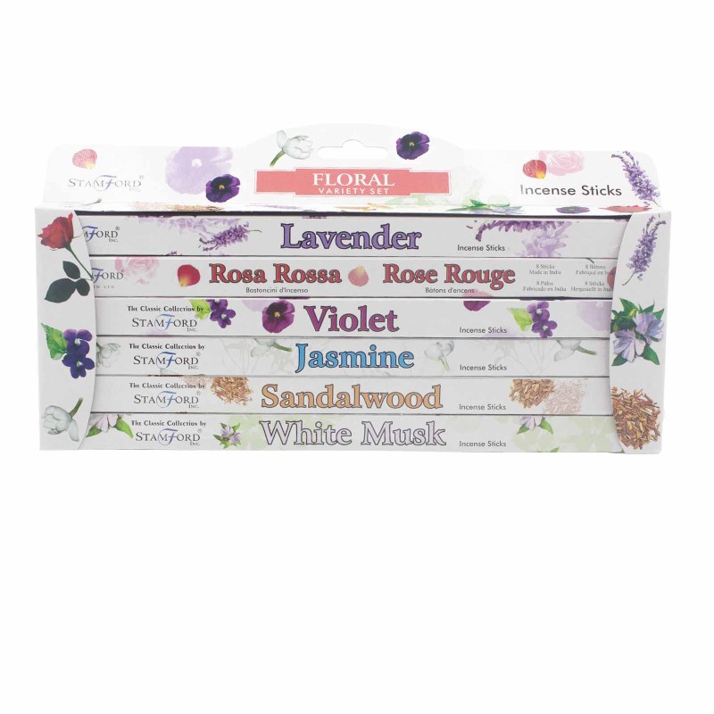 Coffret cadeau d’encens Stamford - Floral-ENCENS STAMFORD-HOSTENATURA