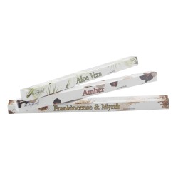 Stamford Exotic Incense Kit - Aloe Vera, Amber, Frankincense & Myrrh, Lavender, Patchouli and Sandalwood