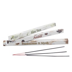 Stamford Exotic Incense Kit - Aloe Vera, Amber, Frankincense & Myrrh, Lavender, Patchouli and Sandalwood