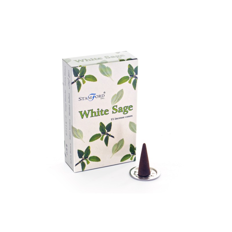 White wheat cones-AROMATIC REFLUX INCENSE CONES-HOSTENATURA