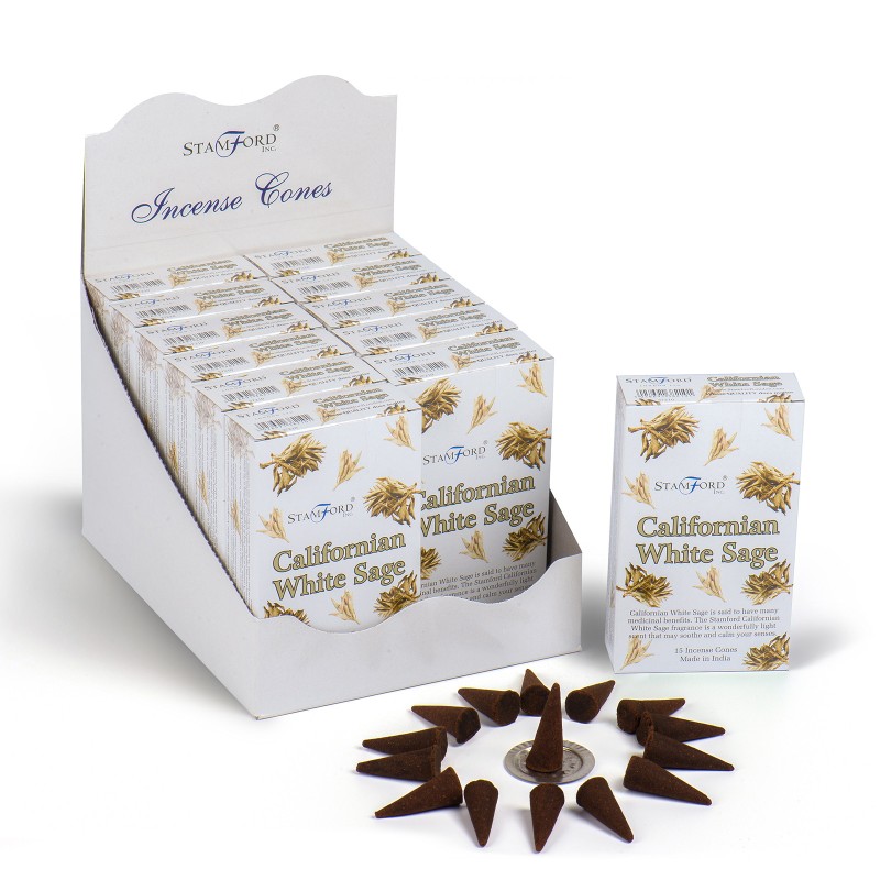 California White Sage Cones-AROMATIC REFLUX INCENSE CONES-HOSTENATURA