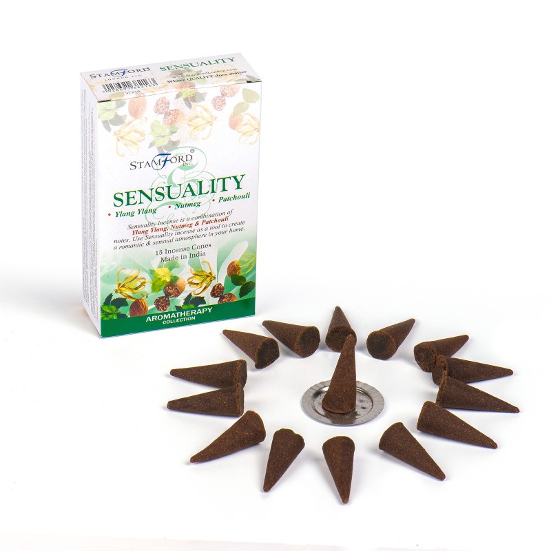 cones de sensualidade-CONES DE INCENSO DE REFLOW AROMÁTICO-HOSTENATURA