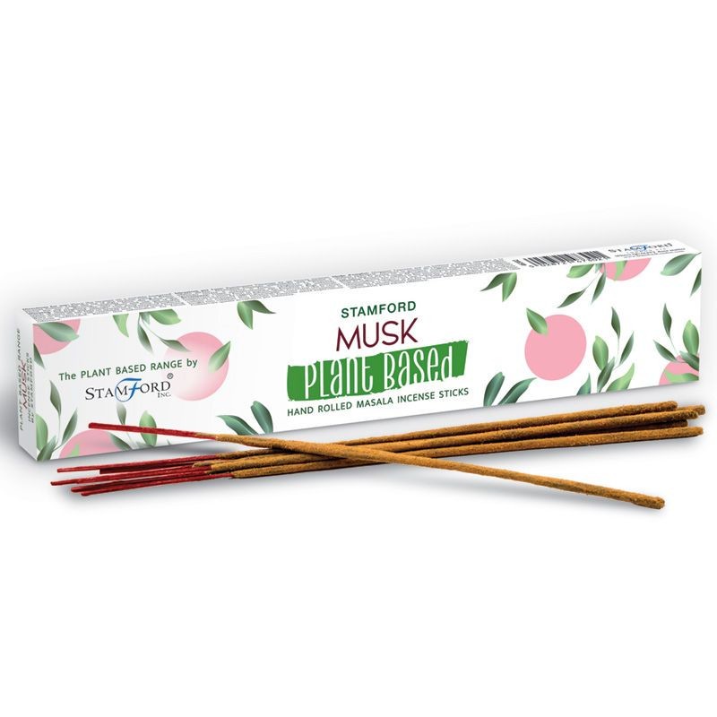 Plant-Based Masala Incense Wands - Musk - Stamford-MASALA INCENSE STICKS PLANT BASE-HOSTENATURA