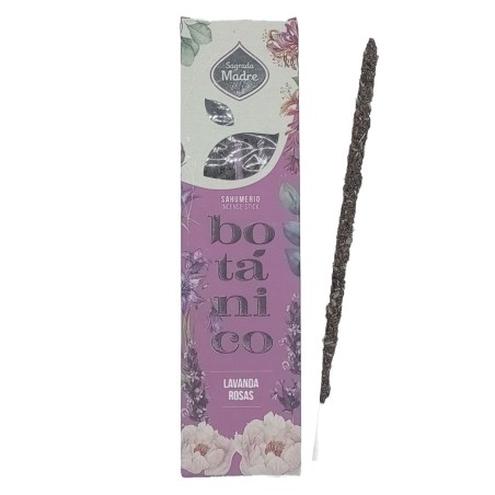 Sahumerio Incienso Botánico de Lavanda Rosas - Sagrada Madre