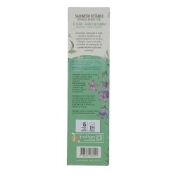 Sahumerio Botanical Green Tea Incense - Champa Flower - Sagrada Madre