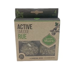 Incense Tablets in Rue Resin 4 units - Sagrada Madre - Activated Smoking - Ecoartesanal