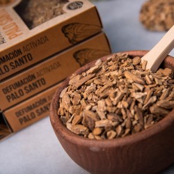 Pastilles d’encens à la résine Palo Santo 4 unités - Sagrada Madre - Tabagisme activé - Ecoartesanal