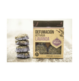 Pastillas de Incienso en Resina Lavanda 4 unidades - Sagrada Madre - Defumación Activada - Ecoartesanal