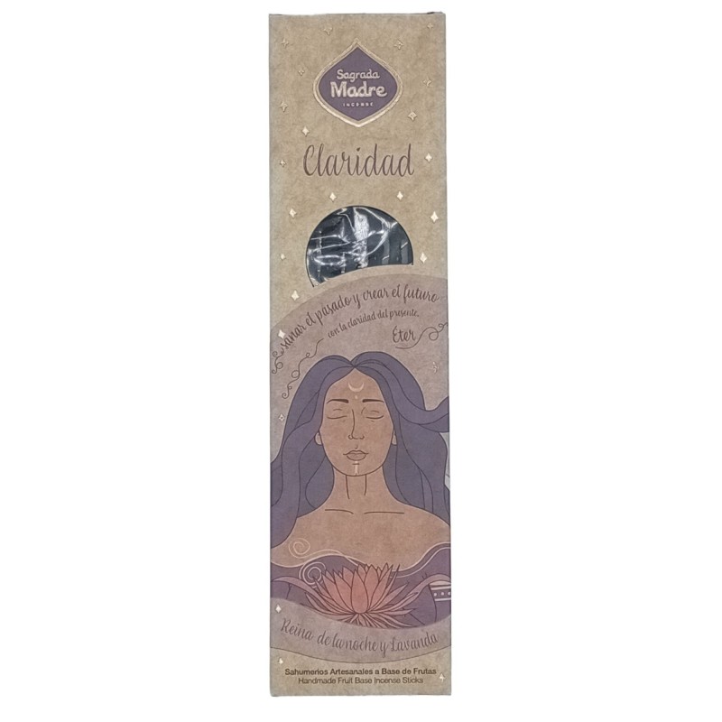 Incense 5 Elements Ether - Clarity - Queen of the Night and Lavender - Holy Mother-START STICKS 5 ELEMENTS SAGRADA MADRE-HOSTENATURA