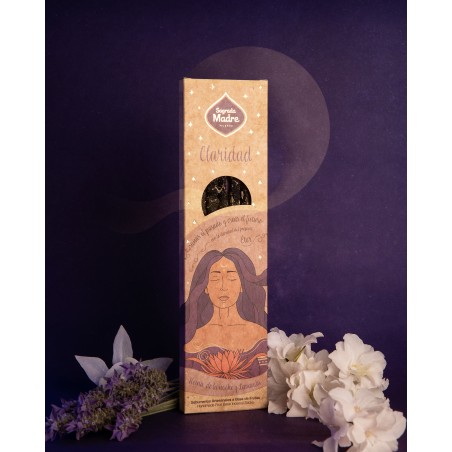 Incienso 5 Elementos Eter - Claridad - Reina de la Noche y Lavanda - Sagrada Madre