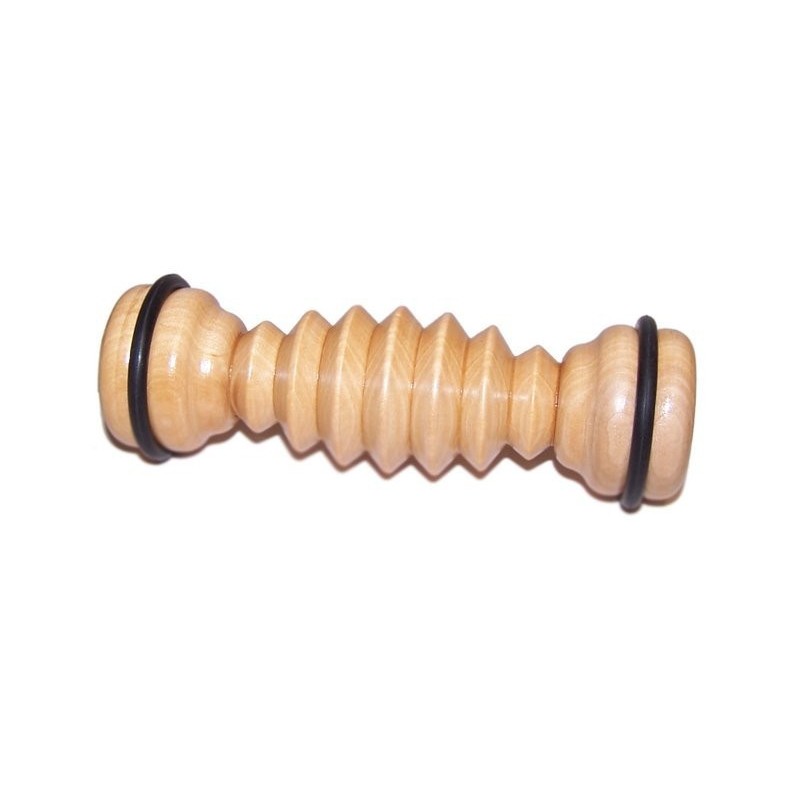 Ribbed foot roller-WOODEN MASSAGER-HOSTENATURA