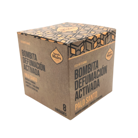 Caja de 8 Bombitas de Incienso Palo Santo - Sagrada Madre