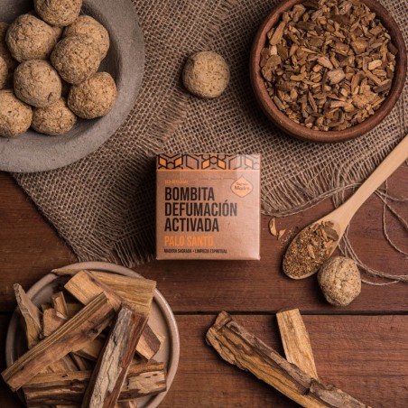 Caja de 8 Bombitas de Incienso Palo Santo - Sagrada Madre