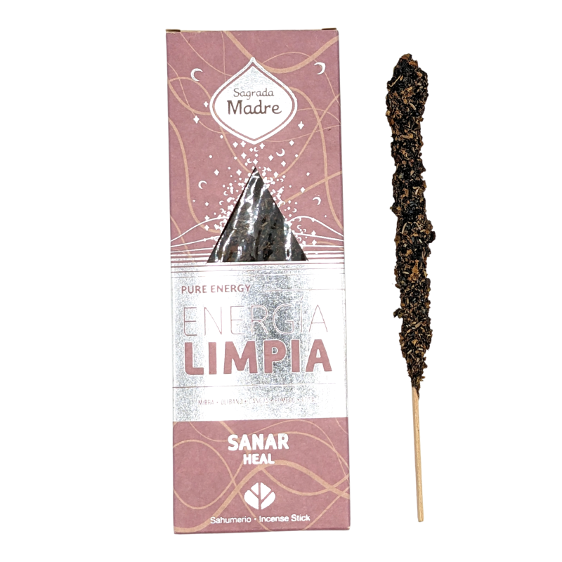 Incense Sahumerio Clean Energy Heal - Holy Mother-CLEAN ENERGY INCENSE SAGRADA MADRE-HOSTENATURA