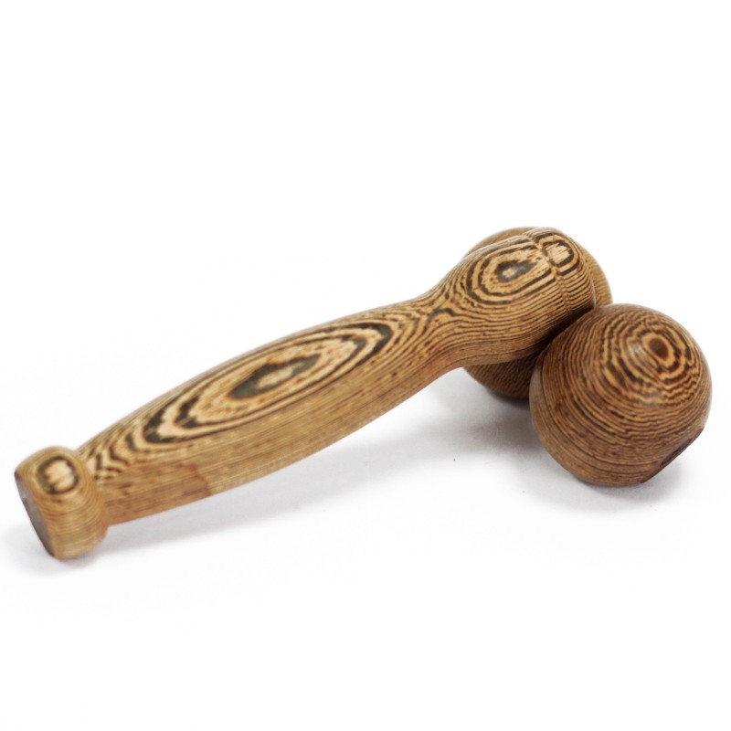 Instrument de masaj: rolă manuală cu bile-MASAJEADOR DE MADERA-HOSTENATURA