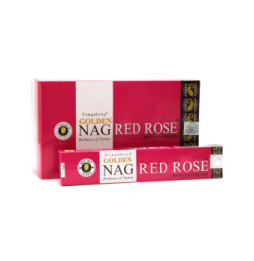 Incienso Golden Nag 15g - Rosa Roja - Cajita de 15gr.