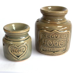 Lrg Quemador de aceite - Piedra azul - Love Home Sweet Home - 3