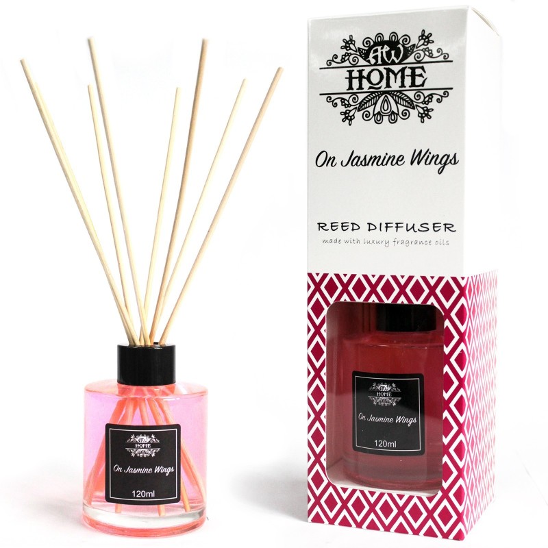 Mikado Air Freshener Aromatic Diffuser 120ml - jasmine-AROMA DIFFUSERS-HOSTENATURA