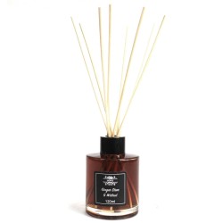 Mikado Air Freshener Aromatic Diffuser 120ml - ginger and walnut