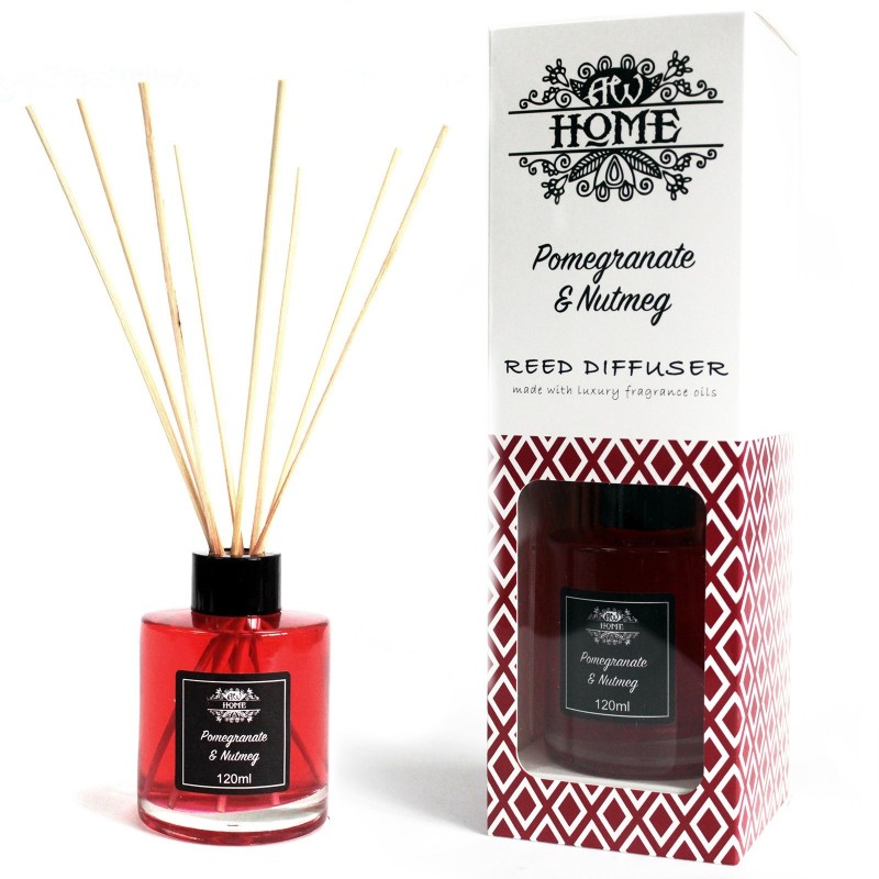 Mikado Air Freshener Aromatic Diffuser 120ml - pomegranate and nutmeg-AROMA DIFFUSERS-HOSTENATURA