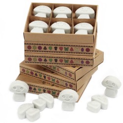 Doos met 6 sojawas - Patchouli