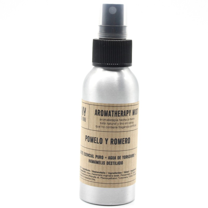 Mist etherische olie - Grapefruit en rozemarijn - 100 ml-MIST ESSENTIËLE OLIËN 100ML-HOSTENATURA