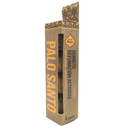 Caja de 4 bombitas de incienso Palo Santo - Sagrada Madre