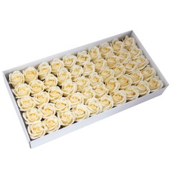 Medium Deco Craft Flower - Ivory- Soap