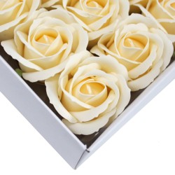 Medium Deco Craft Flower - Ivory- Soap