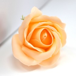 Medium deco craft flower - peach - Soap